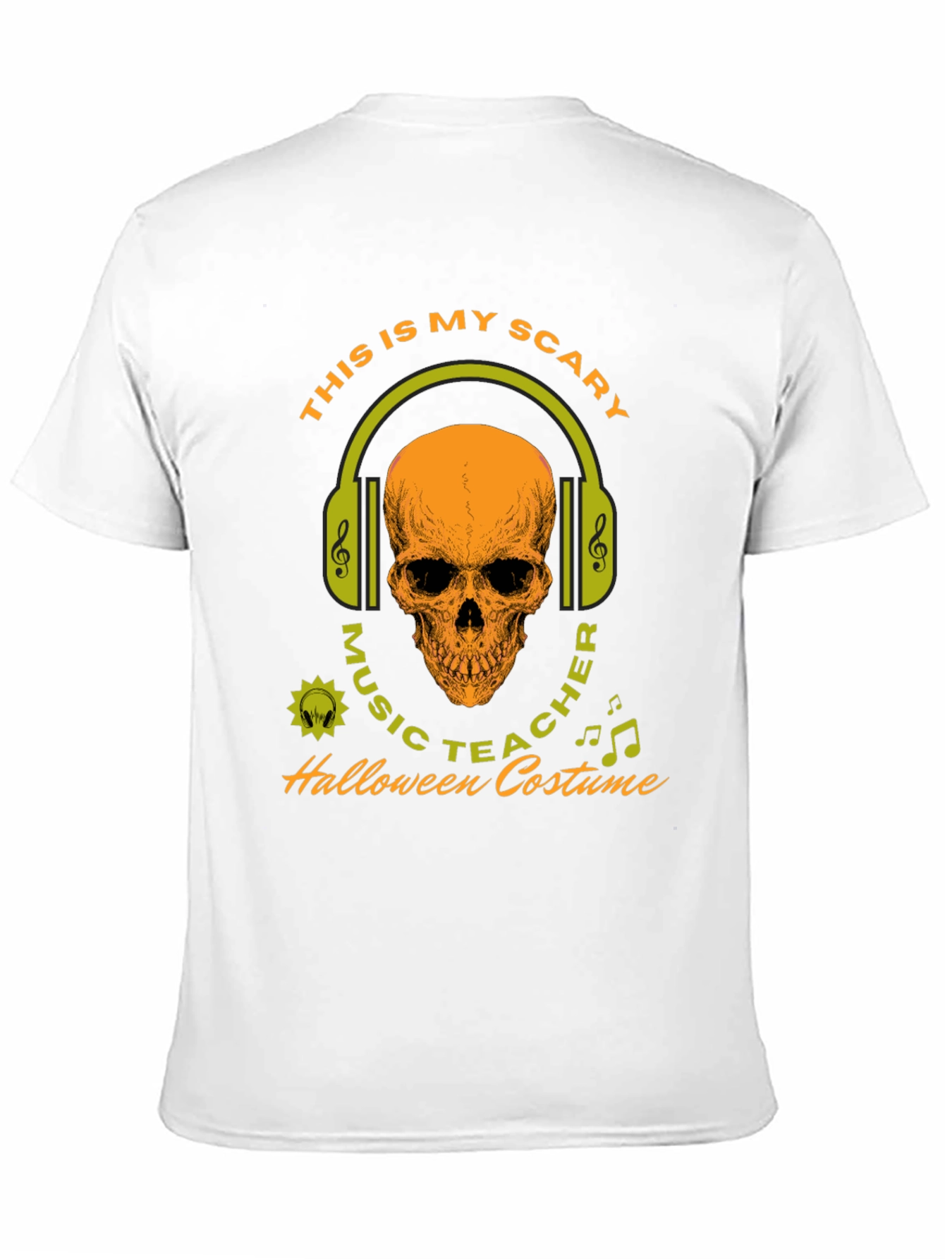 Scary Music Teacher Halloween Costume T-Shirt