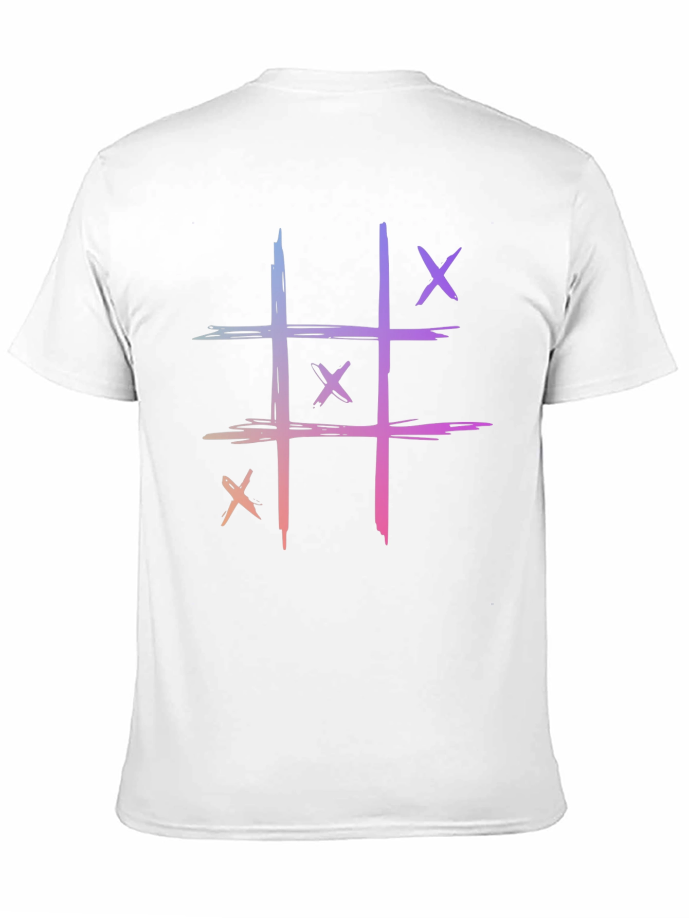Tic-Tac-Toe Graphic T-Shirt - Cool Casual Tee