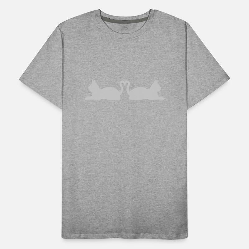 Tails heart shape cats