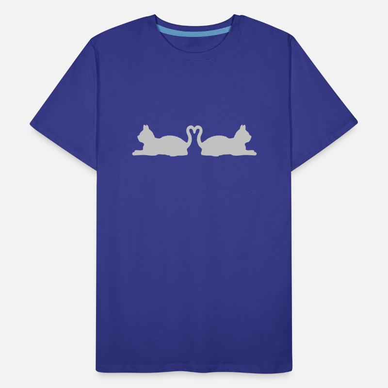 Tails heart shape cats