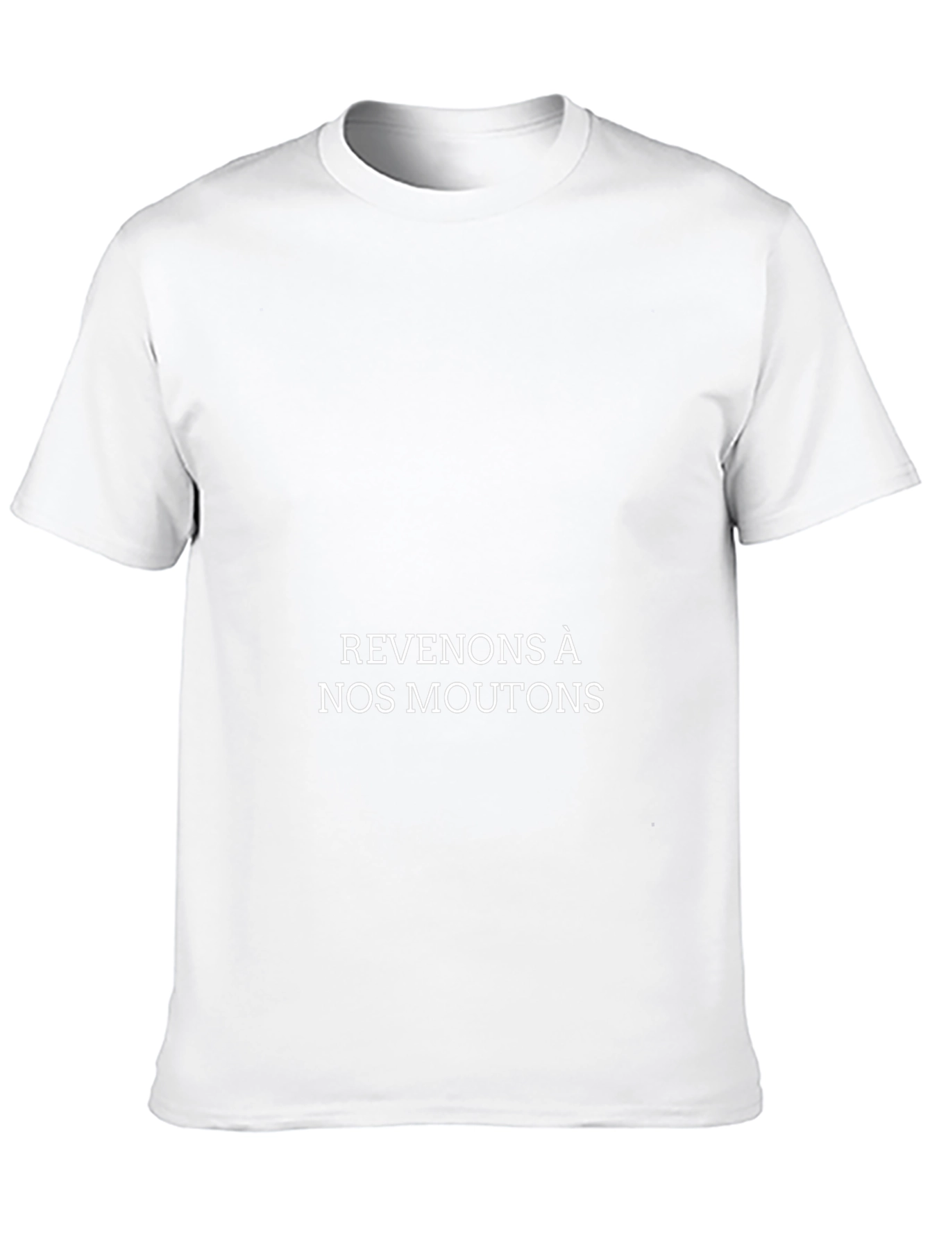 Stylish Black T-Shirt - Revenons À Nos Moutons