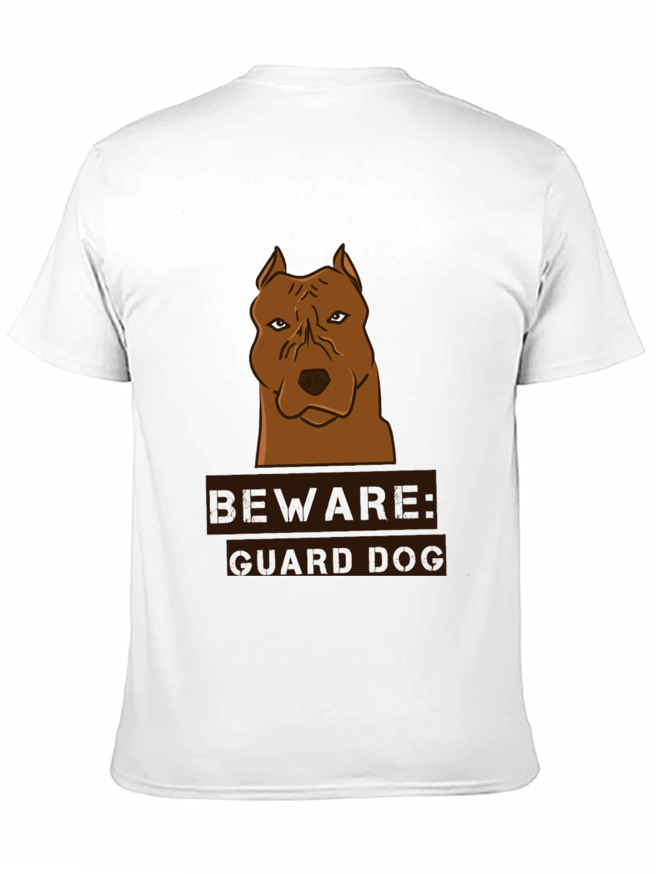 Beware Guard Dog Graphic T-Shirt