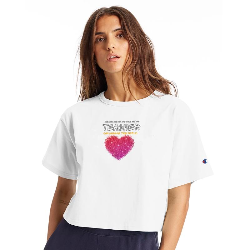 Teachr back to school! Women's Midweight Cotton Te