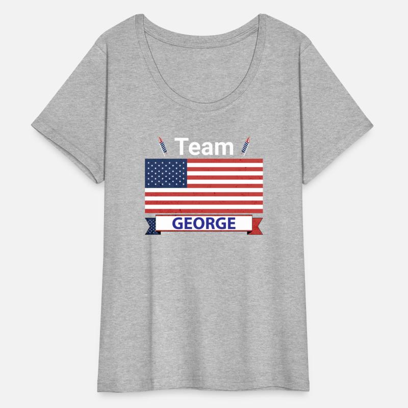 Team George US American Flag Star Stripe
