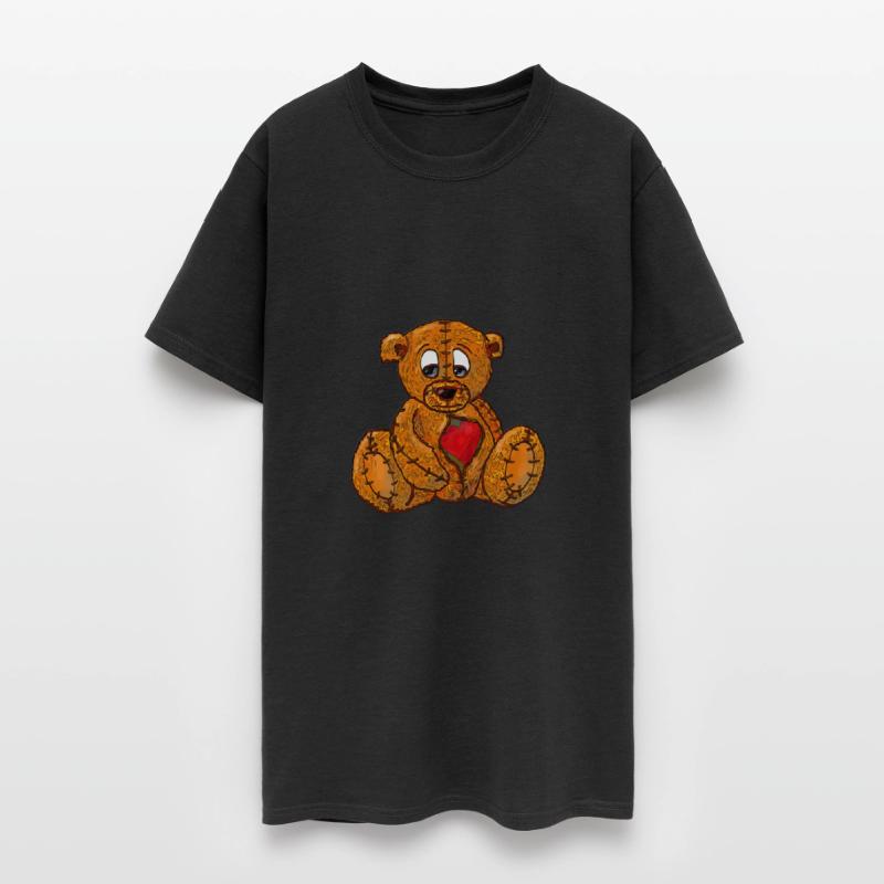 Teddy bear with a broken heart