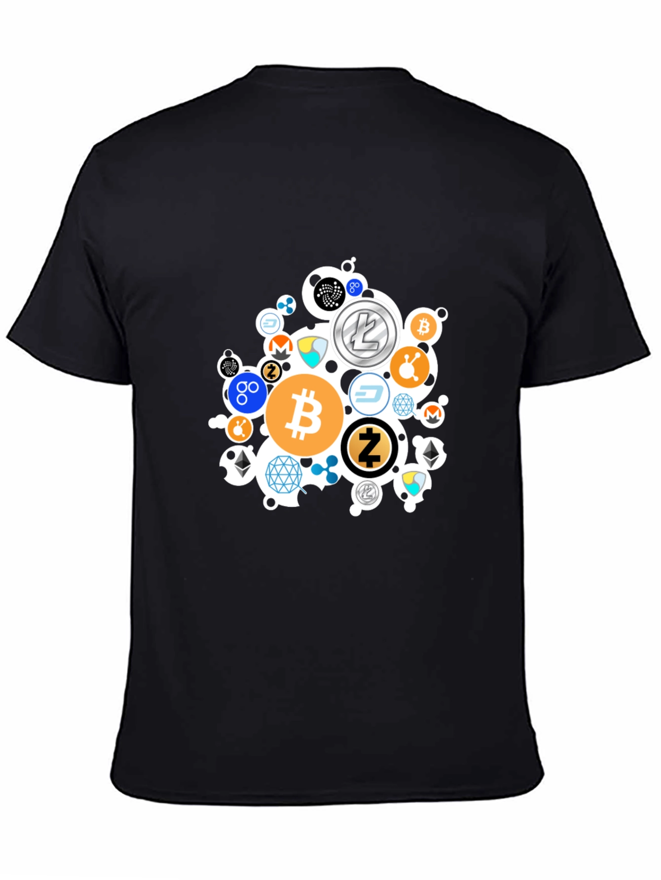 Crypto T-Shirt: Bitcoin & Altcoin Design