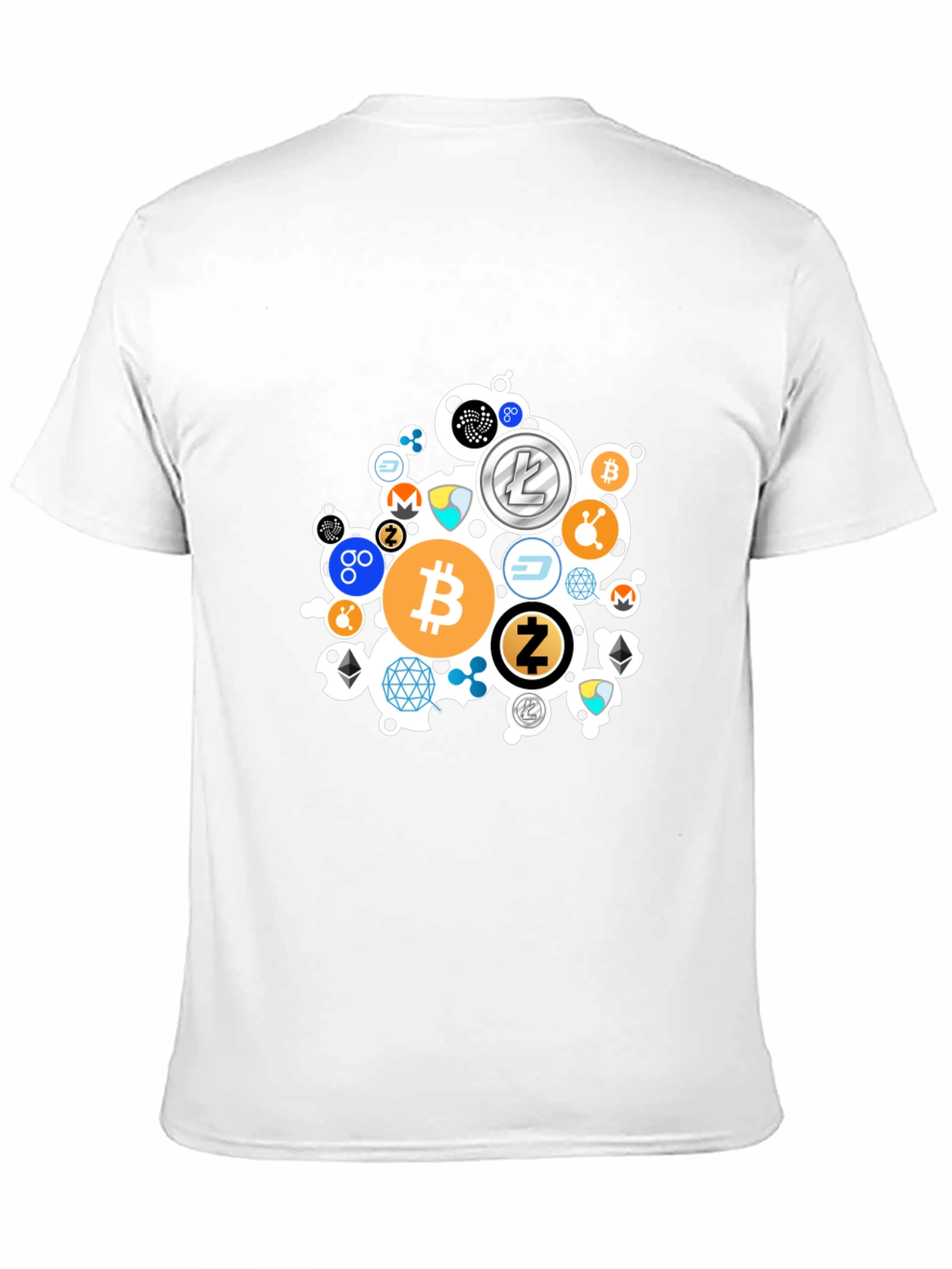 Crypto T-Shirt: Bitcoin & Altcoin Design