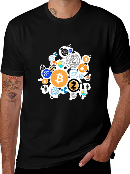 Crypto T-Shirt: Bitcoin & Altcoin Design
