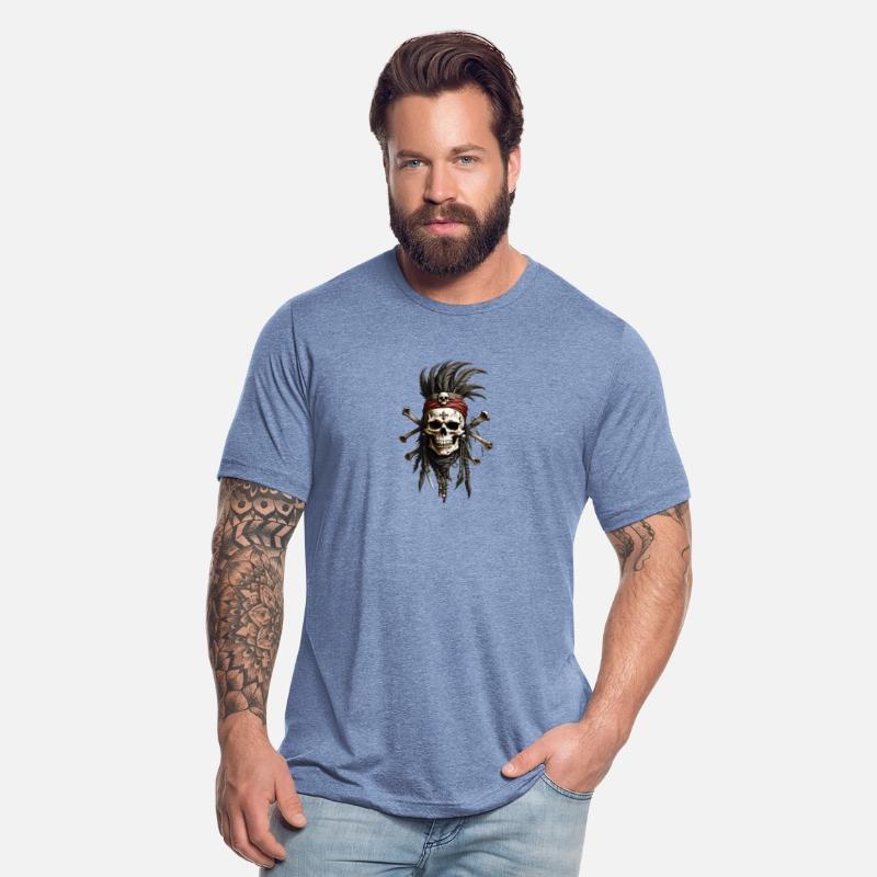 The Jolly Roger skull with a mohawk embodies