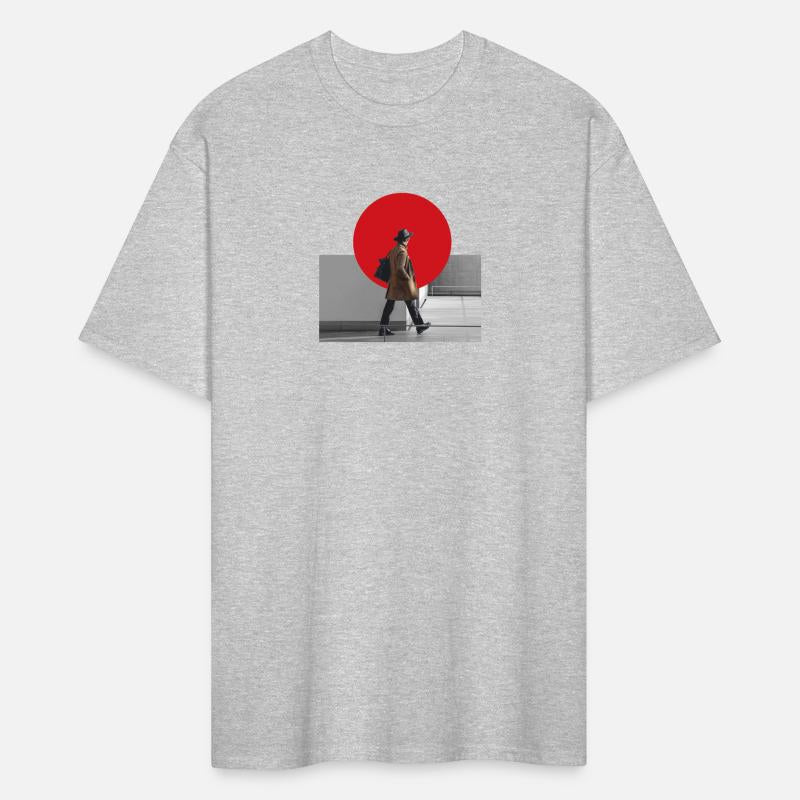 The Wanderer Tee - Modern Minimalist Traveler Grap