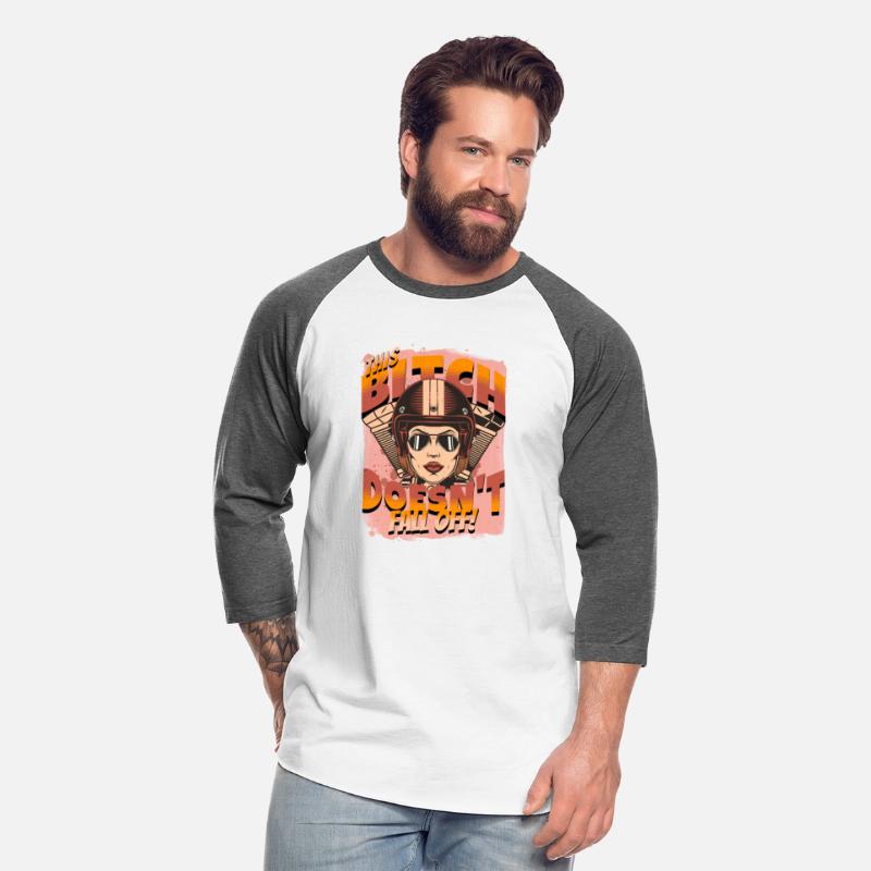 This bitch doesn't fall off, Funny Girl Biker