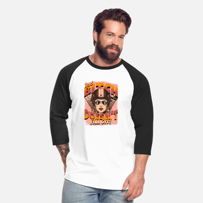This bitch doesn't fall off, Funny Girl Biker