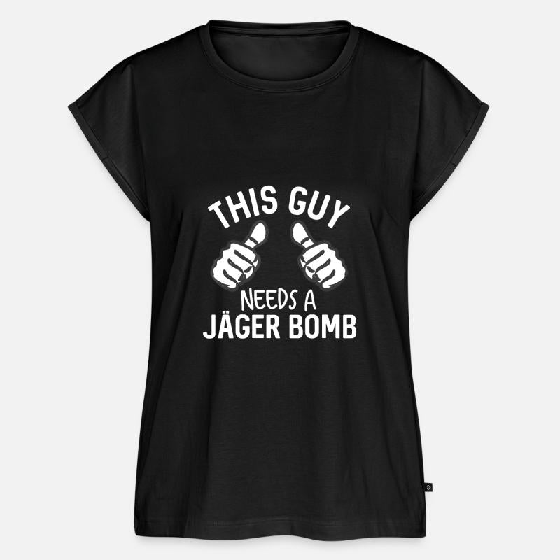 This Guy Needs A Jager Bomb Funny Alcohol Spirits