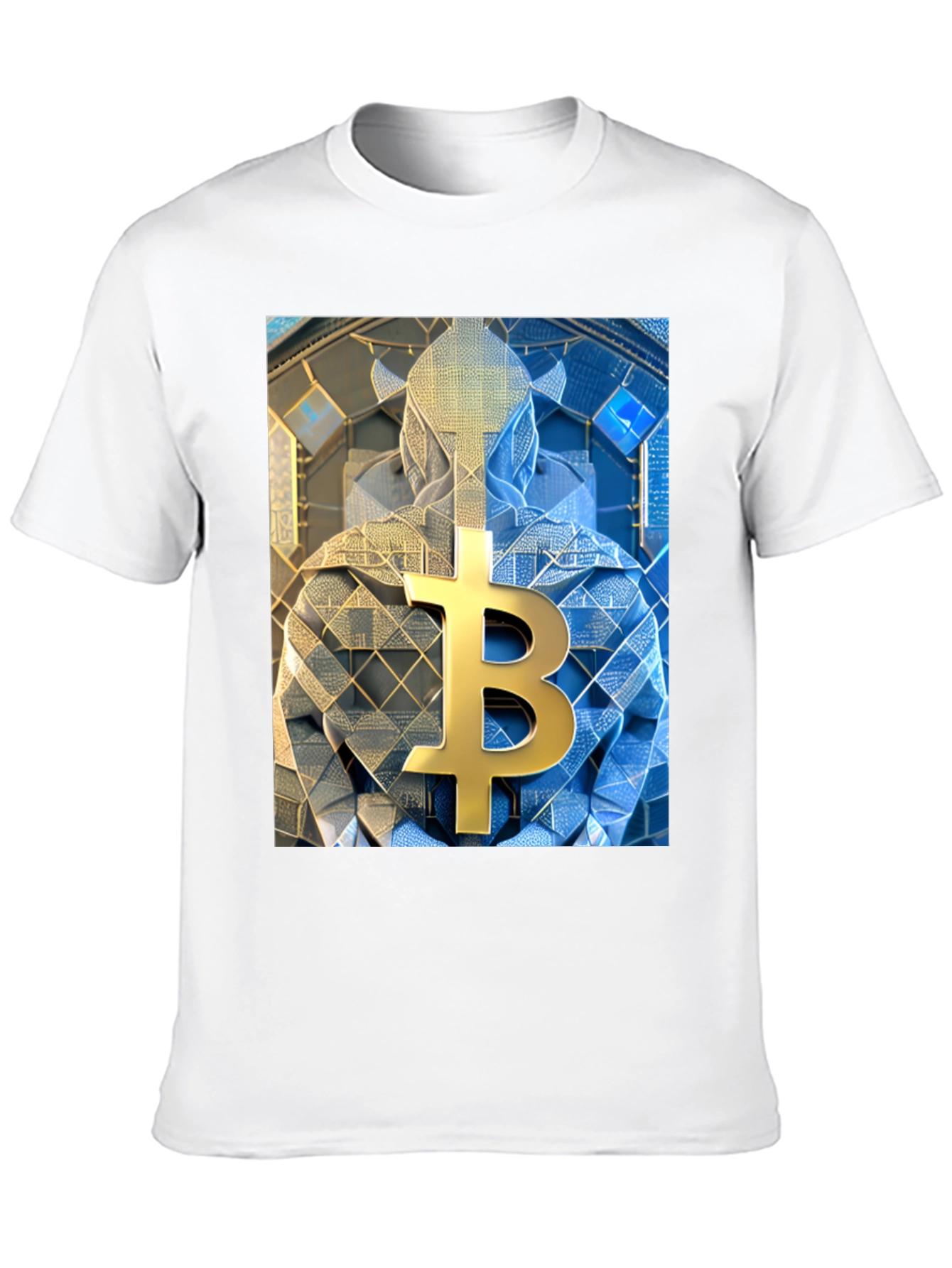 Bitcoin Crypto Art Black T-Shirt