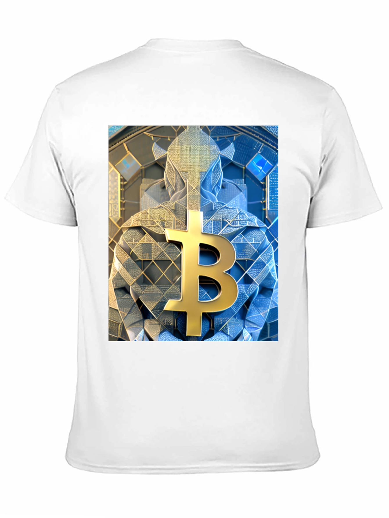 Bitcoin Crypto Art Black T-Shirt
