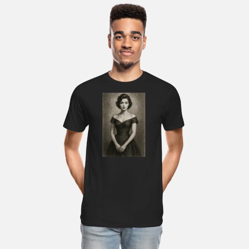 Timeless Portrait of a Woman in Vintage Elegance