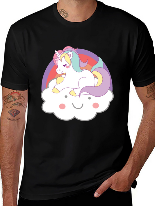 Unicorn Cloud Graphic Tee - Soft & Stylish