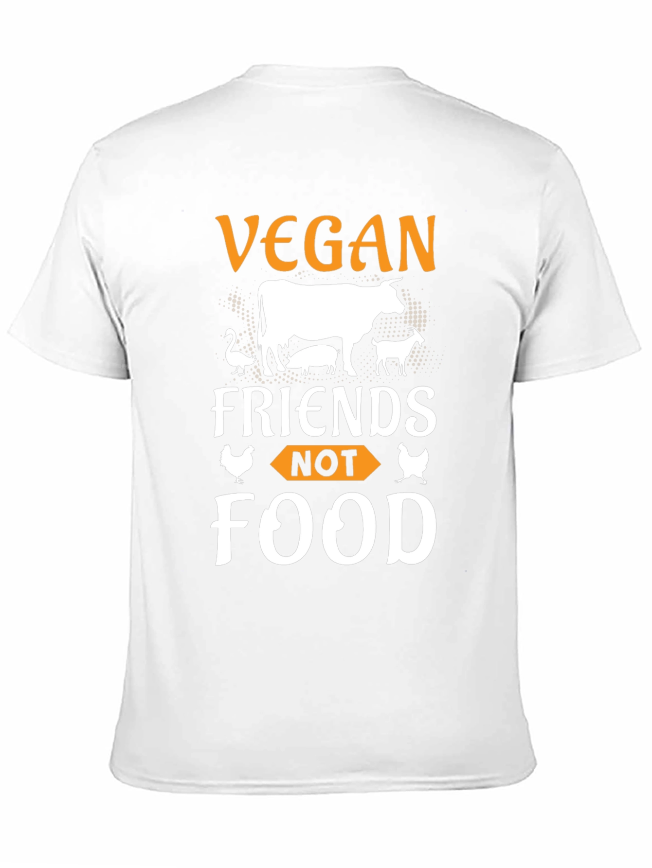 Vegan Friends Not Food Graphic Tee