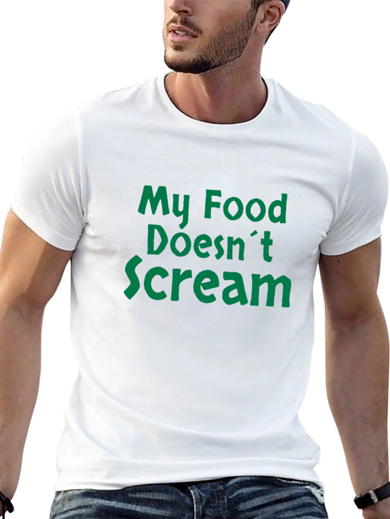 Vegan T-Shirt - My Food Doesnt Scream
