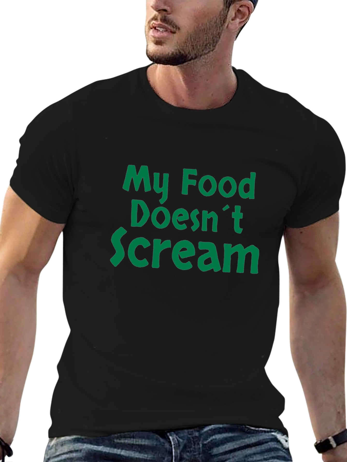 Vegan T-Shirt - My Food Doesnt Scream