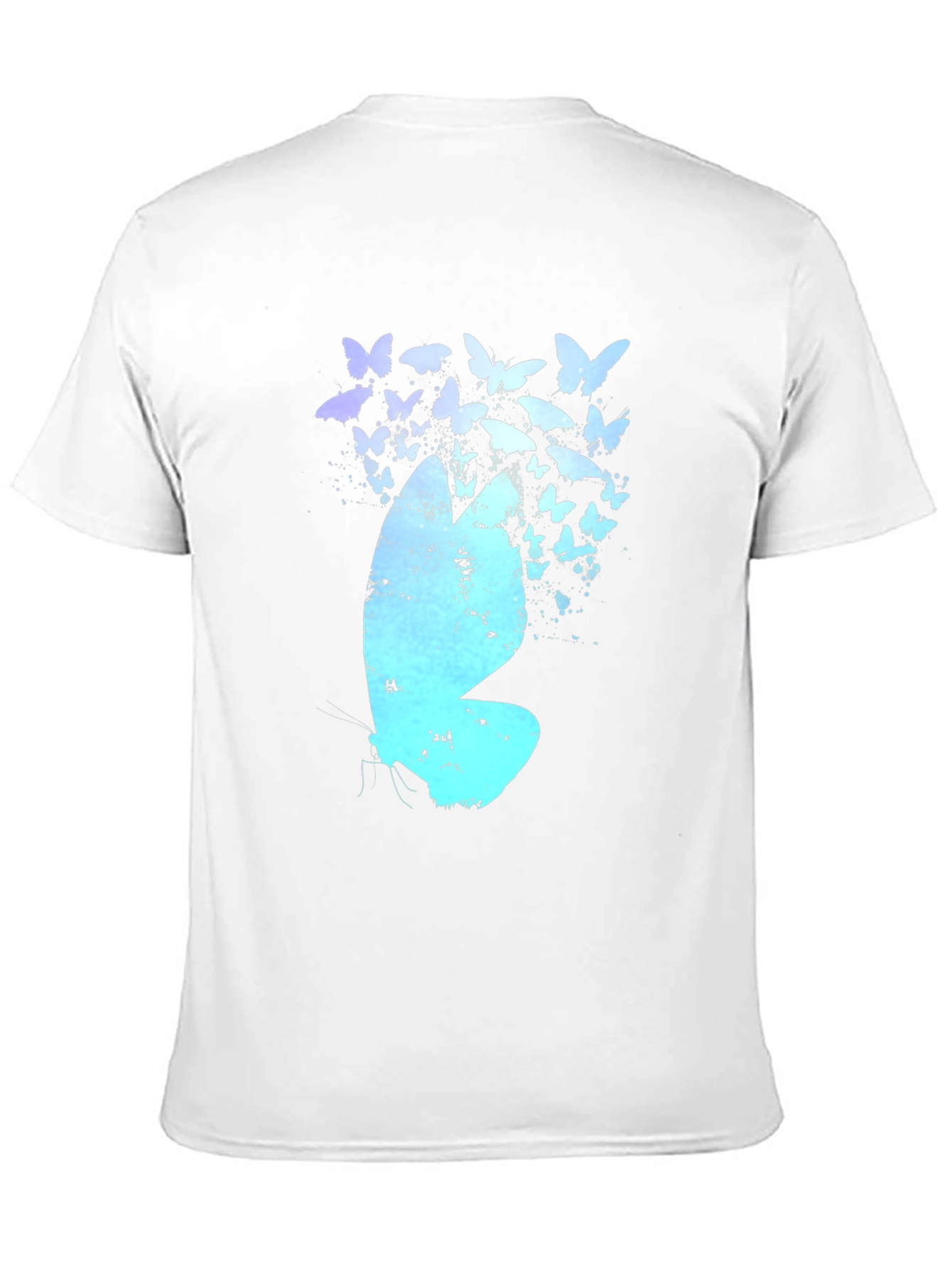 Butterfly Effect Graphic Tee - Black Cotton Blend Shirt