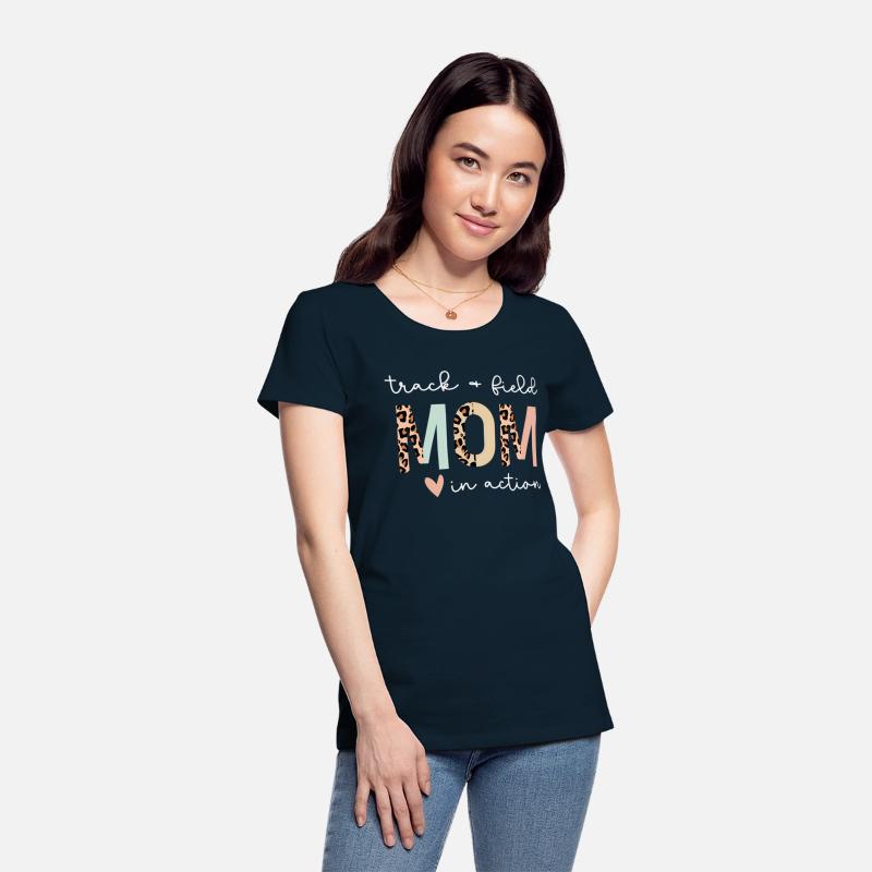 Track And Field Mom Leopard