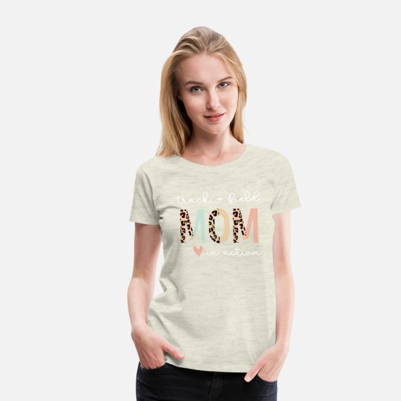 Track And Field Mom Leopard