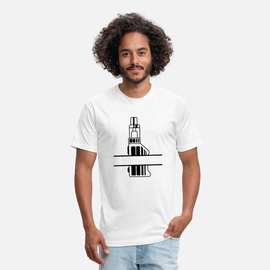 Transparent Vape Outline with Text Space