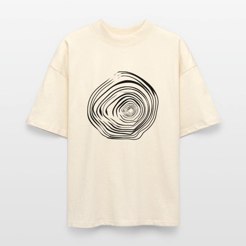 Tree Ring Growth – Minimal Nature Symbol
