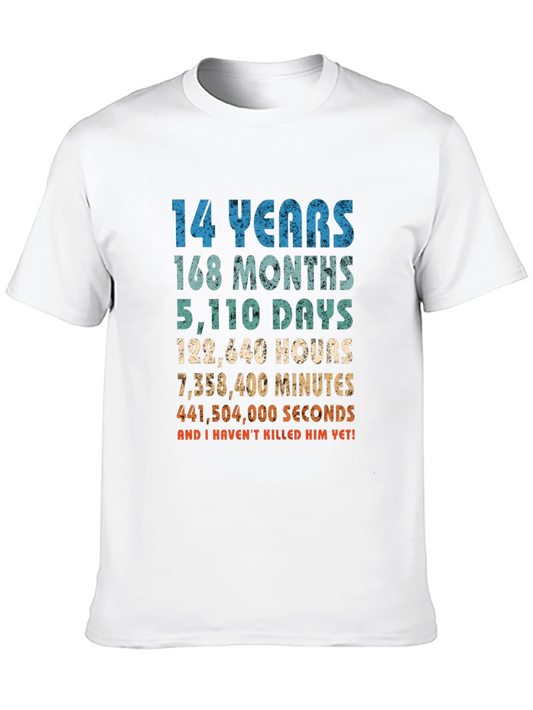 14 Years Anniversary Funny T-Shirt