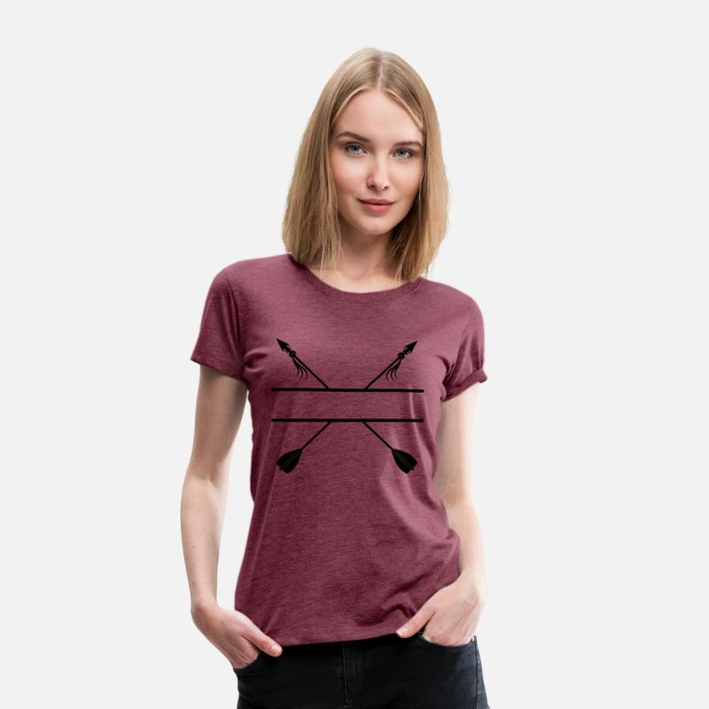 Two crossed arrows