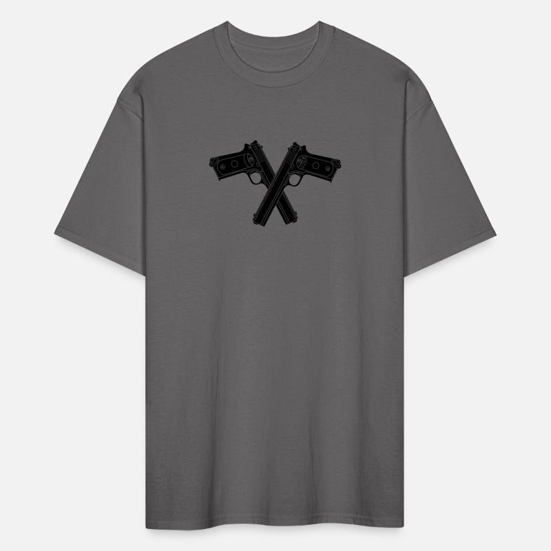 Two crossed military gun 38