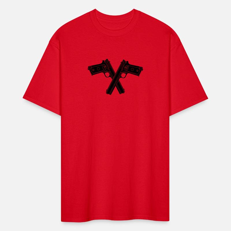 Two crossed military gun 38