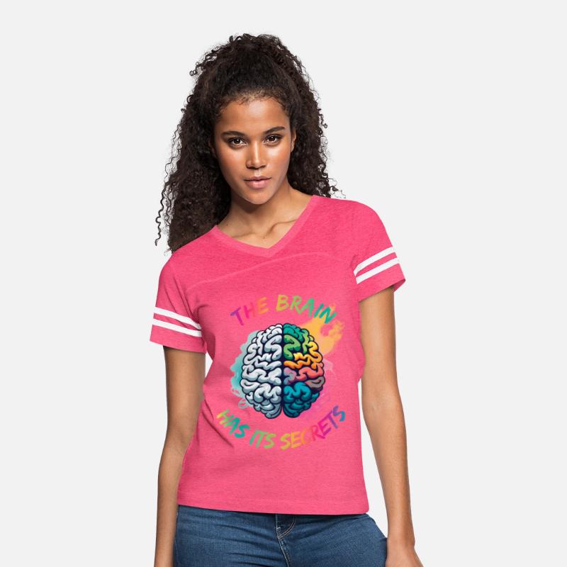 Two halves of the brain with text
