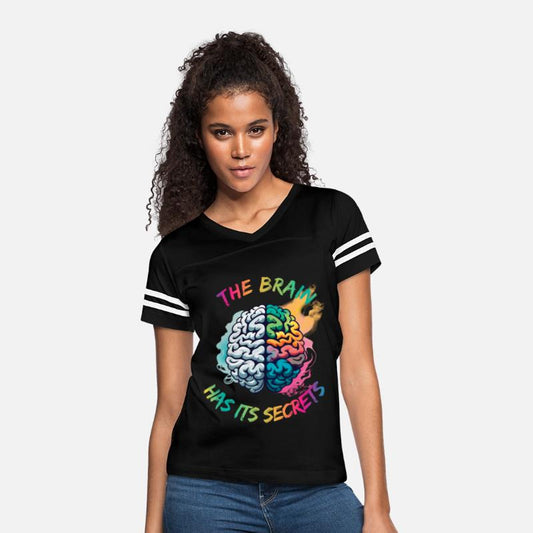 Two halves of the brain with text