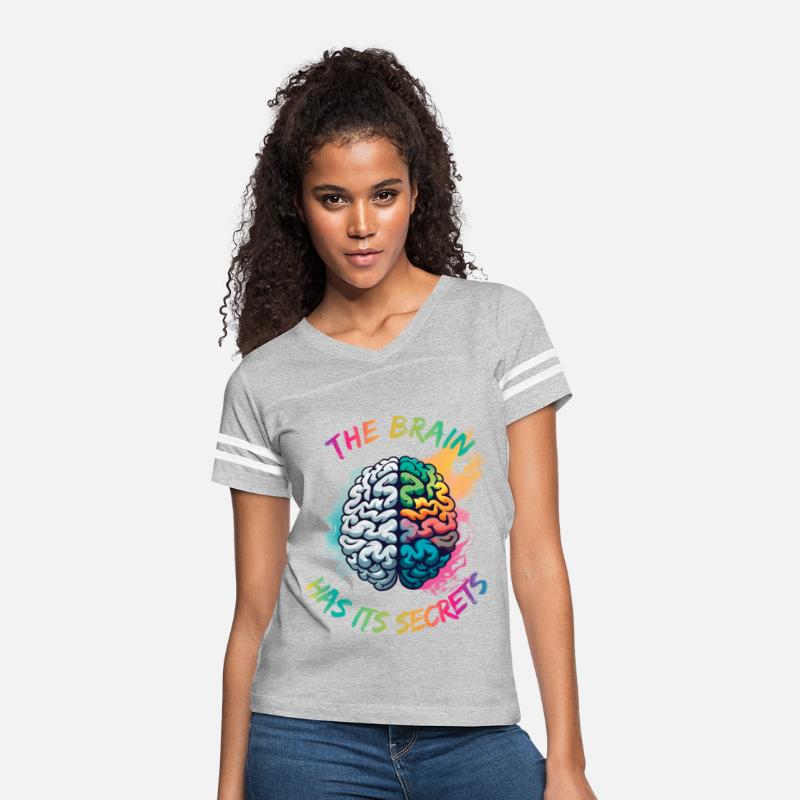 Two halves of the brain with text