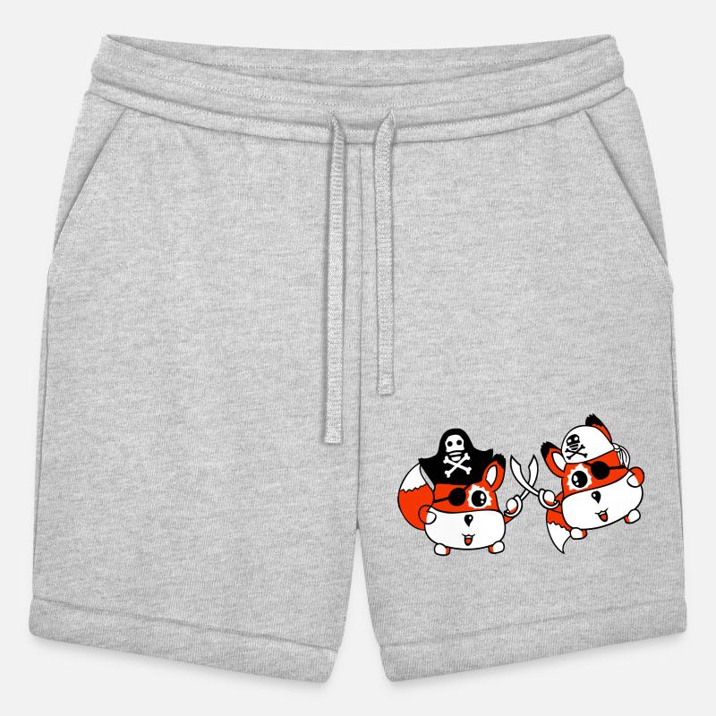 Two Little Cute Pirate Foxes Eye Patch Sabre Duel