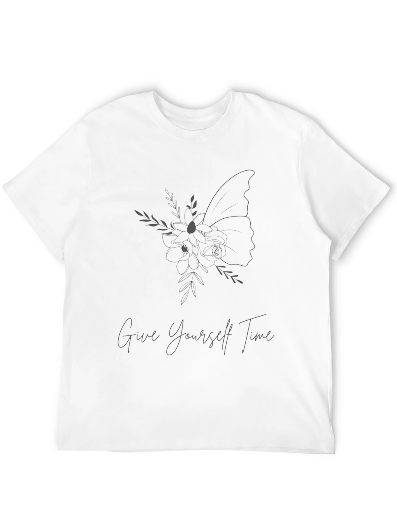 Time Butterfly Graphic Tee - Relaxed Fit
