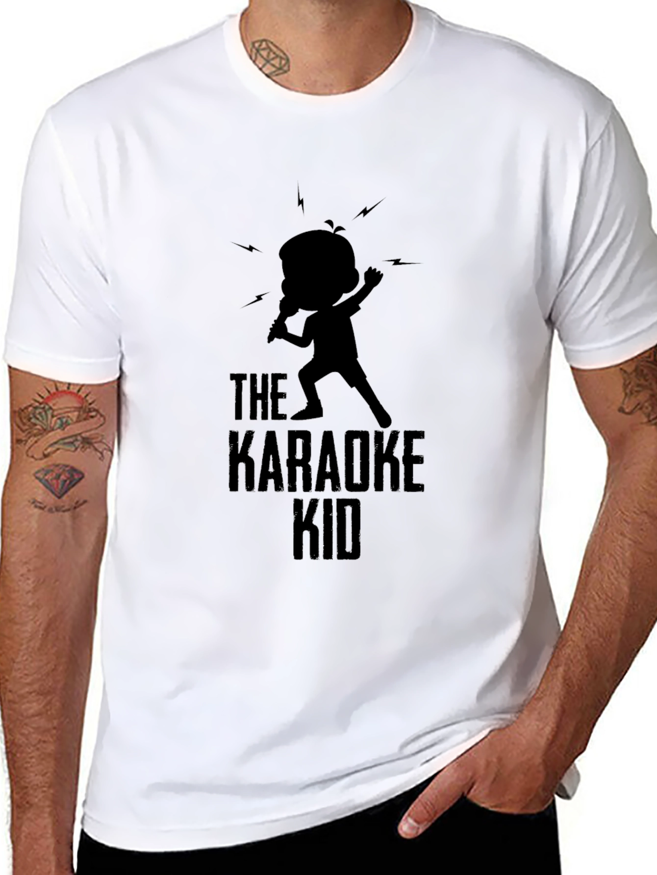The Karaoke Kid Black T-Shirt