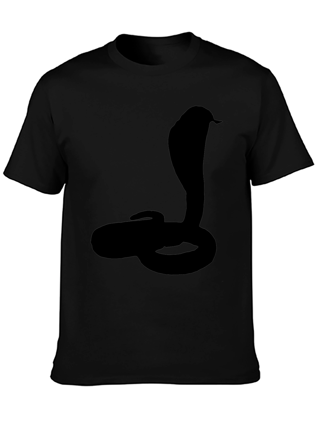 Cobra Silhouette Graphic Black T-Shirt