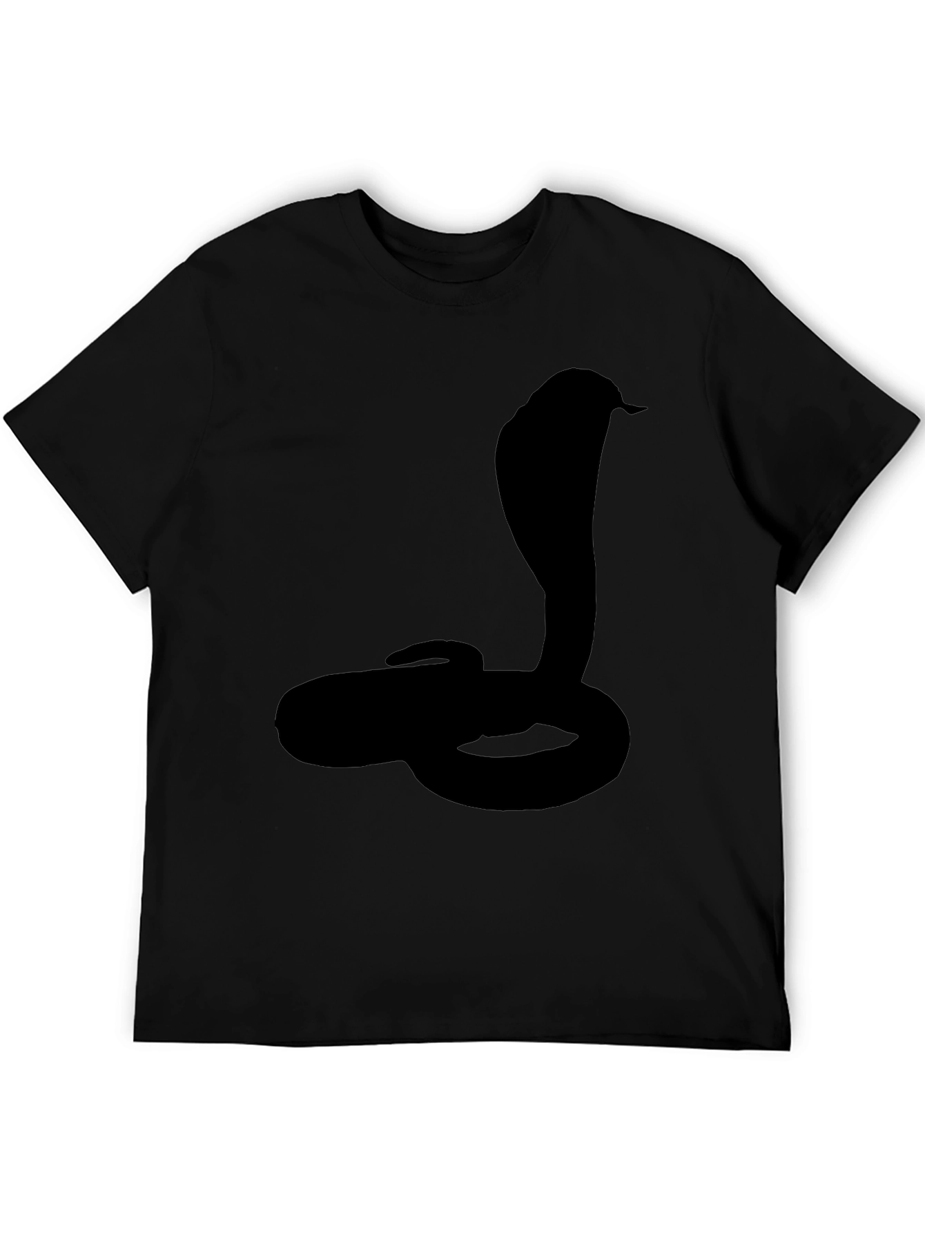 Cobra Silhouette Graphic Black T-Shirt