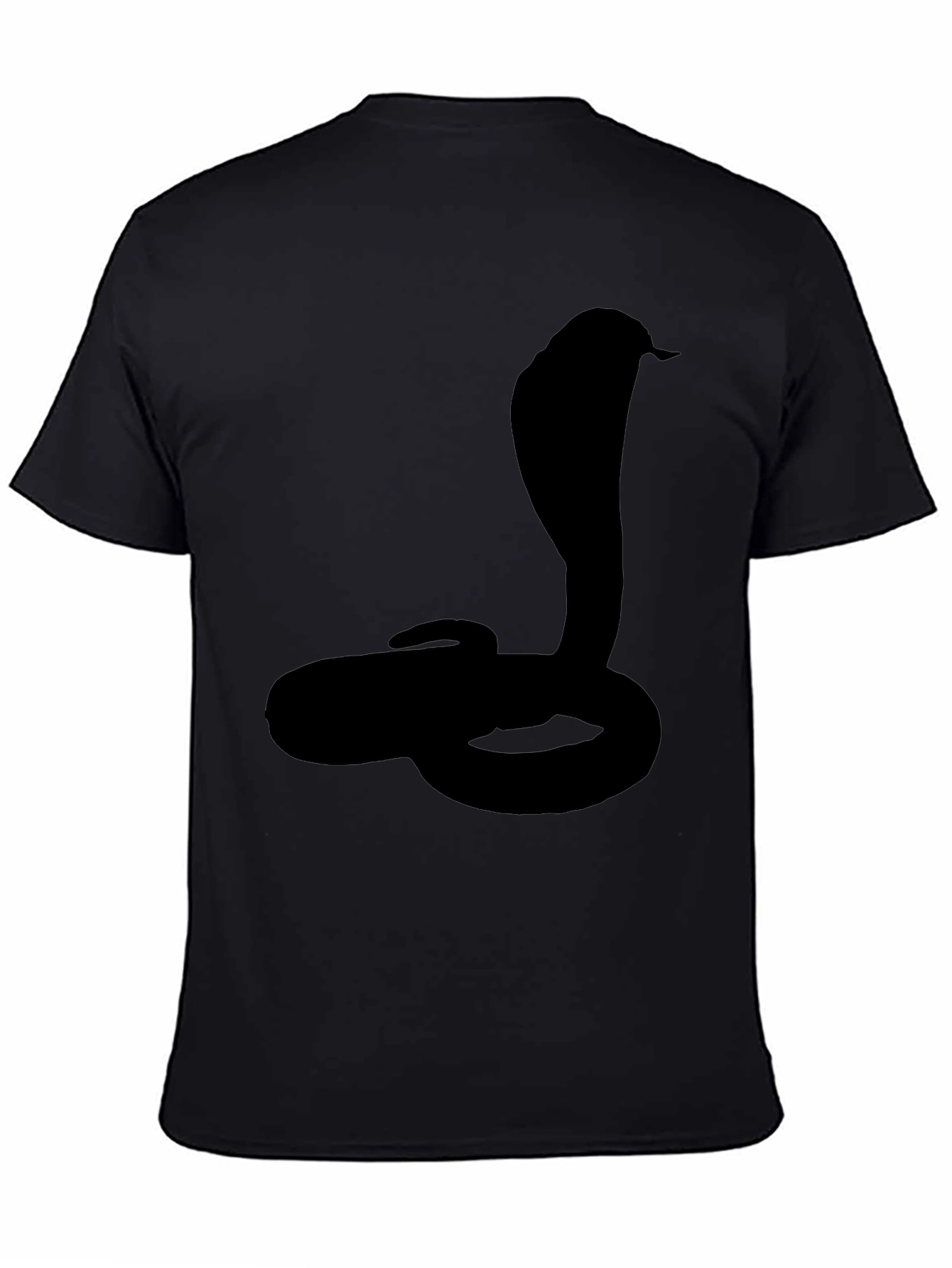 Cobra Silhouette Graphic Black T-Shirt