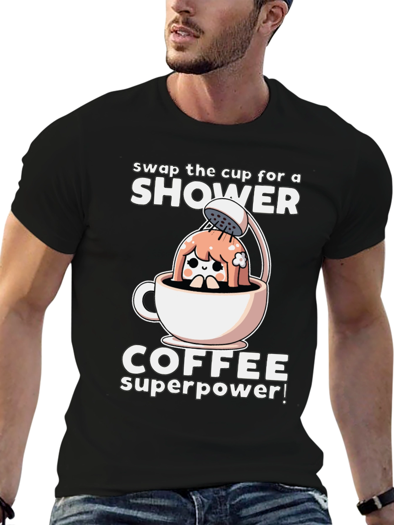 Coffee Shower Superpower T-Shirt