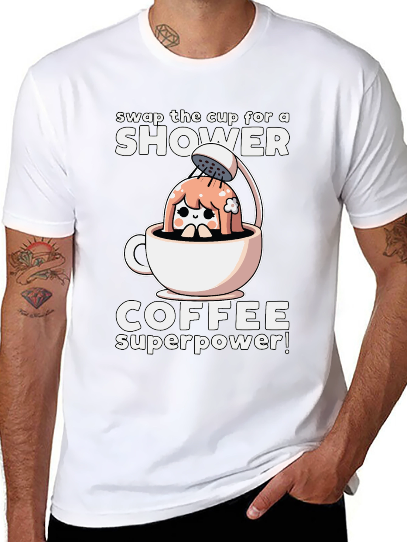 Coffee Shower Superpower T-Shirt