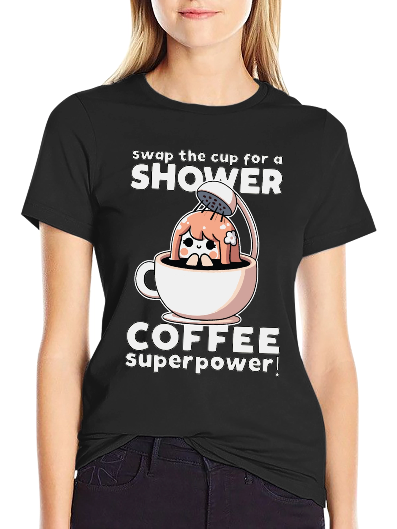 Coffee Shower Superpower T-Shirt