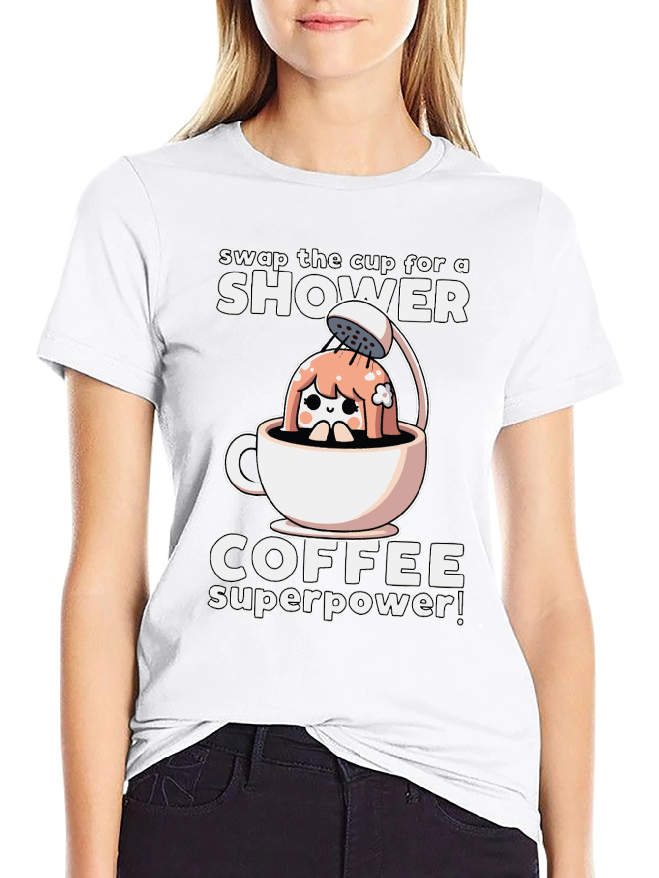 Coffee Shower Superpower T-Shirt