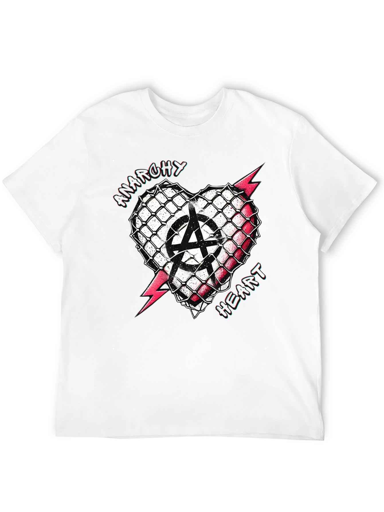 Anarchy Heart T-Shirt - Punk Rock Style