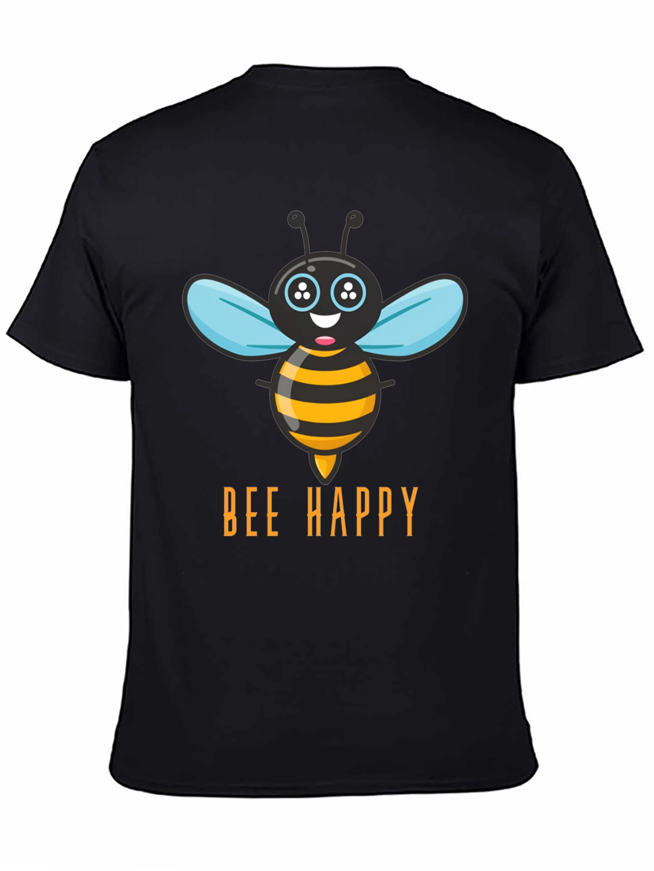 Bee Happy T-Shirt - Mens Graphic Tee