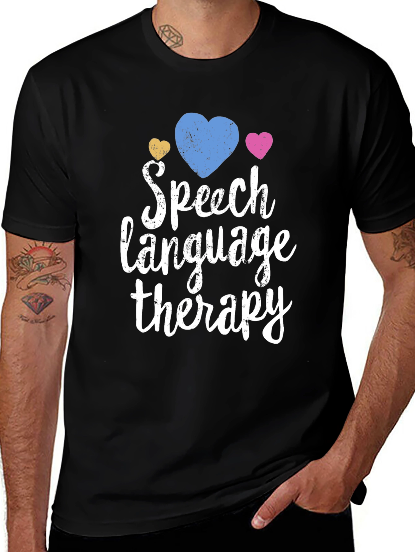 Speech Language Therapy Heart T-Shirt