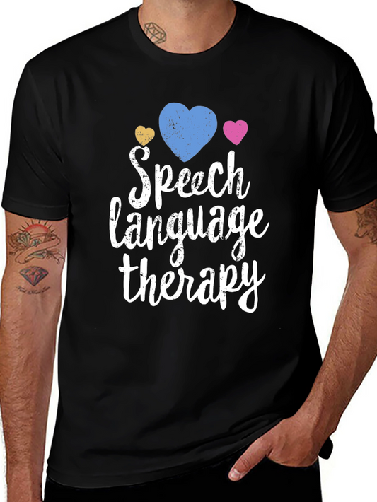 Speech Language Therapy Heart T-Shirt